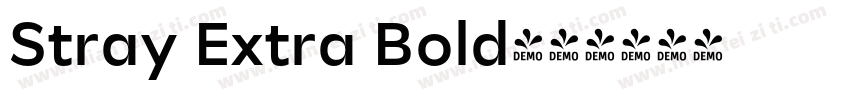 Stray Extra Bold字体转换